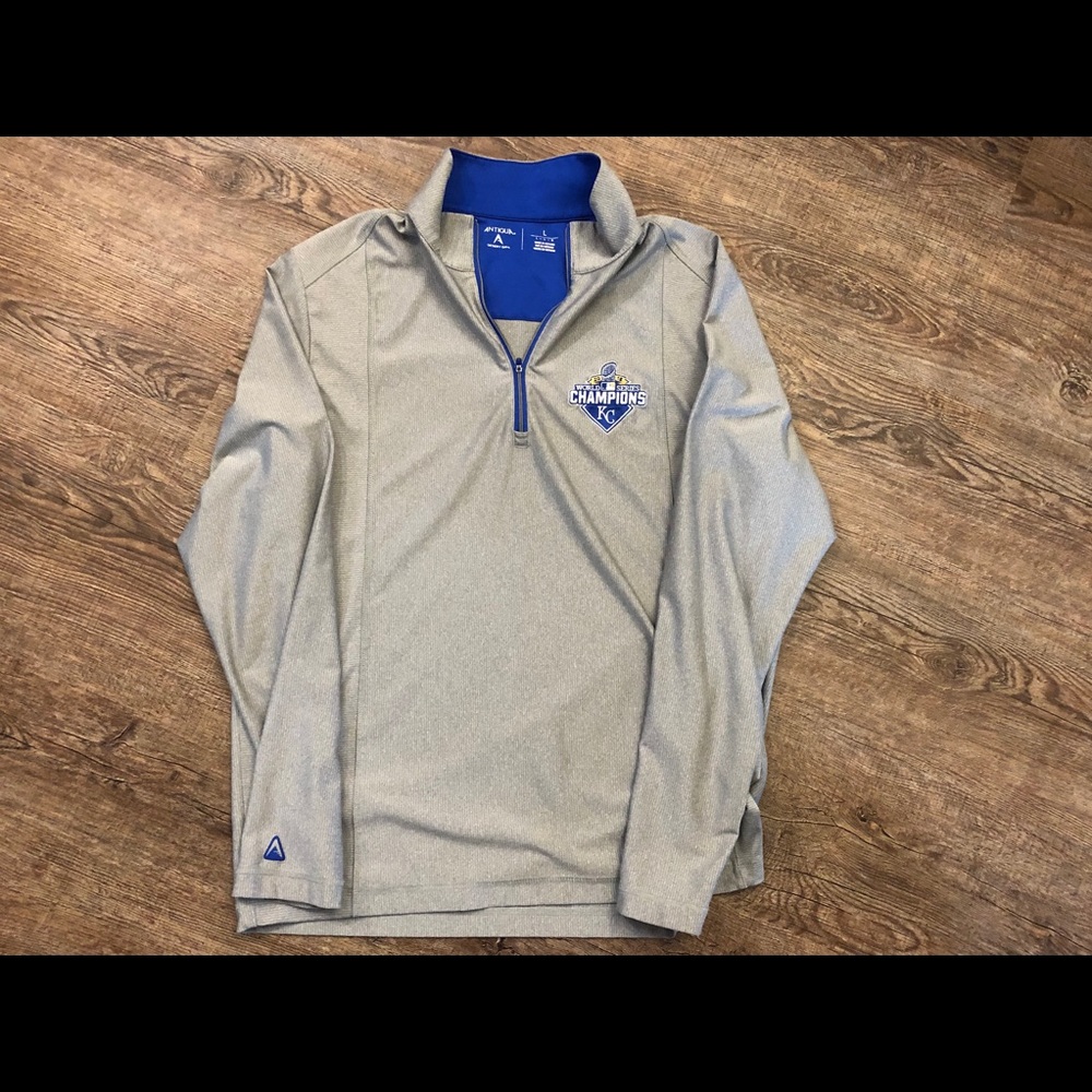 Kansas City Royals 1/4 Zip Antigua Pull Over